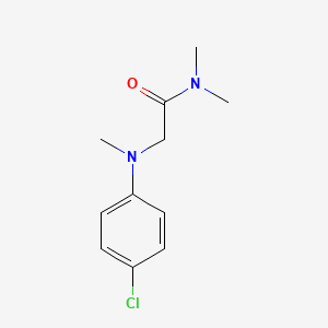 2-(4-chloro-N-methylanilino)-N,N-dimethylacetamide - 91244-40-5