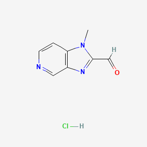1-methyl-1H-imidazo[4,5-c]pyridine-2-carbaldehyde hydrochloride - 958254-62-1