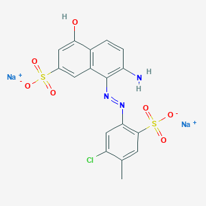2-Naphthalenesulfonic acid, 6-amino-5-[(5-chloro-4-methyl-2-sulfophenyl)azo]-4-hydroxy-, disodium salt - 68631-11-8