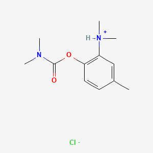 [2-(dimethylcarbamoyloxy)-5-methylphenyl]-dimethylazanium;chloride - 63884-75-3