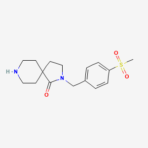 2,8-Diazaspiro[4.5]decan-1-one, 2-[[4-(methylsulfonyl)phenyl]methyl]- - 