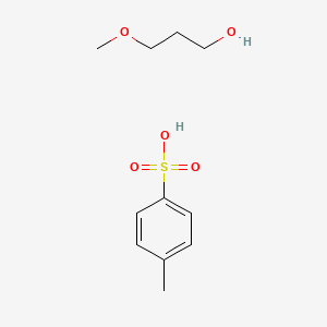 4-Methylbenzene-1-sulfonic acid--3-methoxypropan-1-ol (1/1) - 54646-36-5
