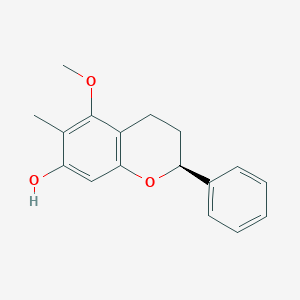 7-Hydroxy-5-methoxy-6-methylflavan - 