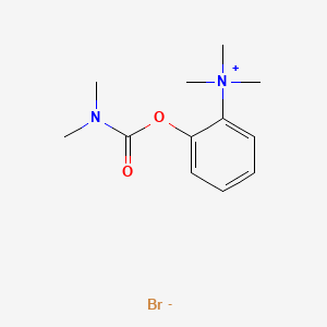 (2-Hydroxyphenyl)trimethylammonium bromide dimethylcarbamate (ester) - 66967-87-1