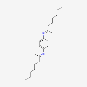 1,4-Benzenediamine, N,N'-bis(1-methylheptylidene)- - 68123-09-1