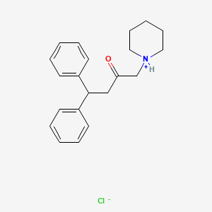4,4-Diphenyl-1-piperidino-2-butanone hydrochloride - 973-31-9