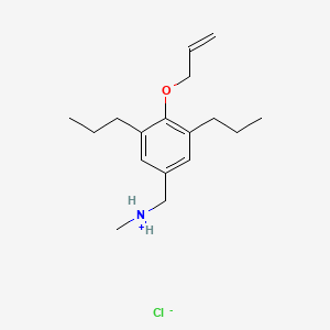 4-Allyloxy-N-methyl-3,5-dipropylbenzylamine hydrochloride - 7192-52-1