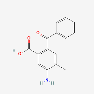 2-Benzoyl-4-methyl-5-aminobenzoic acid - 7277-88-5