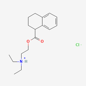 1-Naphthoic acid, 1,2,3,4-tetrahydro-, 2-(diethylamino)ethyl ester, hydrochloride - 63979-18-0