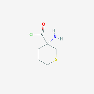 3-Aminothiane-3-carbonyl chloride - 754916-86-4