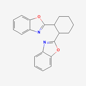 1,2-Bis(2-benzoxazolyl)cyclohexane - 73713-89-0