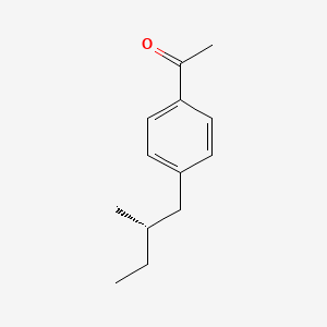 (S)-1-[4-(2-Methylbutyl)phenyl]ethanone - 