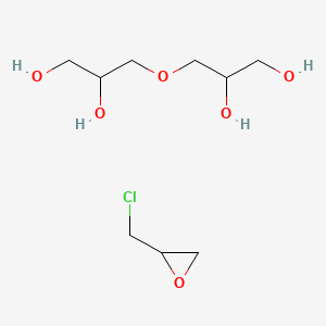 2-(Chloromethyl)oxirane;3-(2,3-dihydroxypropoxy)propane-1,2-diol - 68134-62-3