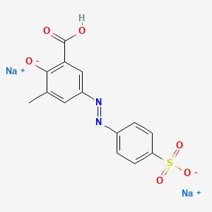 2-Hydroxy-3-methyl-5-[(4-sulfophenyl)azo]benzoic acid sodium salt - 