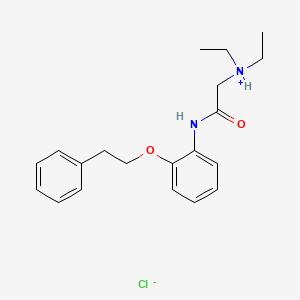 2-(Diethylamino)-2'-phenethyloxyacetanilide hydrochloride - 64058-76-0