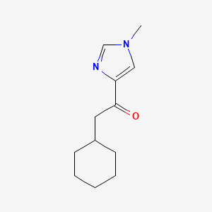 1-Methyl-4-(cyclohexylacetyl)imidazole - 69393-35-7