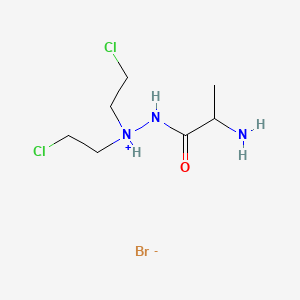 (2-Aminopropanoylamino)-bis(2-chloroethyl)azanium bromide - 92352-08-4