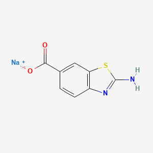 Monosodium 2-aminobenzothiazole-6-carboxylate - 67828-33-5