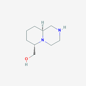 2H-Pyrido[1,2-a]pyrazine-6-methanol,octahydro-,(6R,9aR)-rel-(9CI) - 