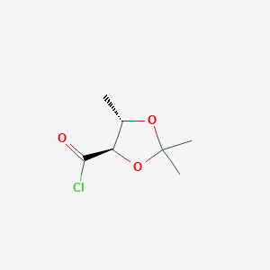 (4R,5S)-2,2,5-Trimethyl-1,3-dioxolane-4-carbonyl chloride - 78086-73-4