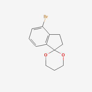 4-Bromo-1,1-(propylenedioxo)-indane - 908334-05-4