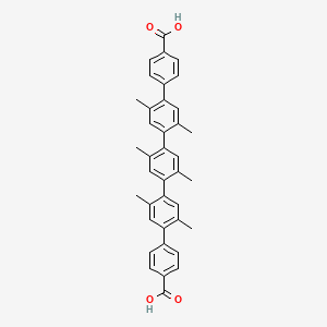 4-[4-[4-[4-(4-carboxyphenyl)-2,5-dimethylphenyl]-2,5-dimethylphenyl]-2,5-dimethylphenyl]benzoic acid - 