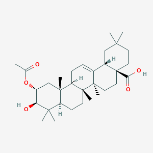 (2alpha,3beta)-2-(Acetyloxy)-3-hydroxy-olean-12-en-28-oic acid - 