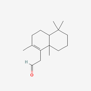 3,4,4a,5,6,7,8,8a-Octahydro-2,5,5,8a-tetramethylnaphthalene-1-acetaldehyde - 97806-23-0