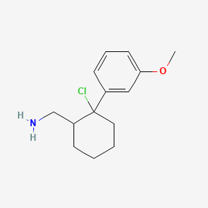 2-Chloro-2-(m-methoxyphenyl)cyclohexanemethylamine - 73806-38-9