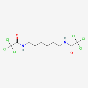 2,2,2-trichloro-N-[6-[(2,2,2-trichloroacetyl)amino]hexyl]acetamide - 83704-01-2