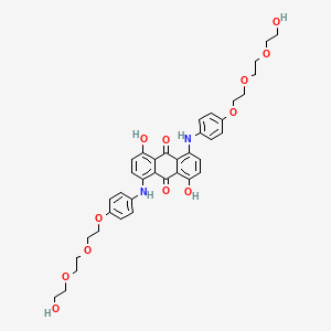 9,10-Anthracenedione, 1,5-dihydroxy-4,8-bis[[4-[2-[2-(2-hydroxyethoxy)ethoxy]ethoxy]phenyl]amino]- - 7376-52-5