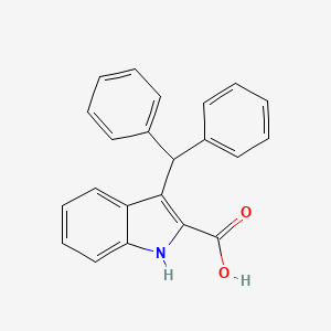 1H-Indole-2-carboxylic acid, 3-(diphenylmethyl)- - 53924-09-7