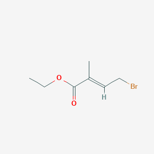 4-Bromo-2-methylbut-2-enoic acid ethyl ester - 55514-49-3