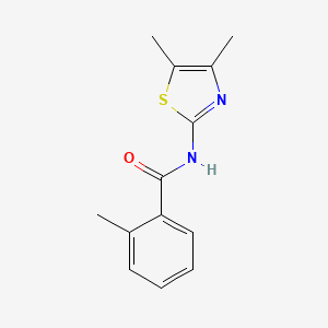 N-(4,5-dimethyl-1,3-thiazol-2-yl)-2-methylbenzamide - 377057-99-3