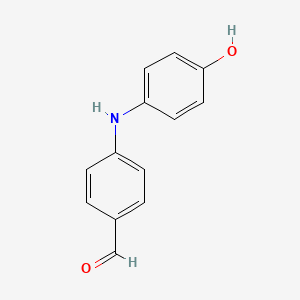 4-(p-Hydroxyanilino)benzaldehyde - 69766-36-5