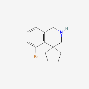 5'-Bromo-2',3'-dihydro-1'H-spiro[cyclopentane-1,4'-isoquinoline] - 885269-47-6