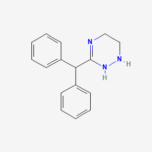 as-Triazine, 3-diphenylmethyl-1,4,5,6-tetrahydro- - 21038-19-7