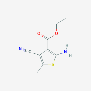 3-Thiophenecarboxylicacid,2-amino-4-cyano-5-methyl-,ethylester(9CI) - 