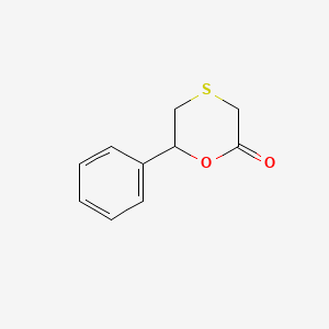 6-Phenyl-1,4-oxathian-2-one - 32863-50-6