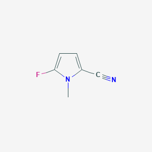 5-Fluoro-1-methyl-1h-pyrrole-2-carbonitrile - 