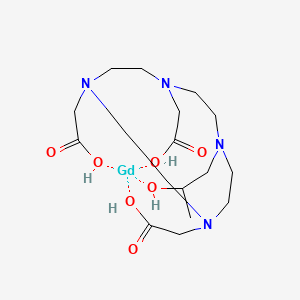 2-[4,7-Bis(carboxymethyl)-10-(2-hydroxypropyl)-1,4,7,10-tetrazacyclododec-1-yl]acetic acid;gadolinium - 