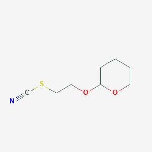 2-[(Oxan-2-yl)oxy]ethyl thiocyanate - 444603-40-1