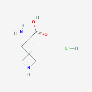 6-Amino-2-azaspiro[3.3]heptane-6-carboxylic acid HCl - 