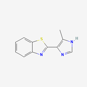 2-(5-methyl-1H-imidazol-4-yl)-1,3-benzothiazole - 