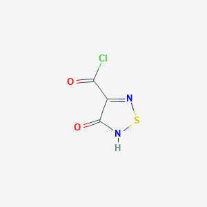 4-Oxo-4,5-dihydro-1,2,5-thiadiazole-3-carbonyl chloride - 36624-57-4