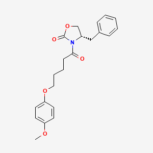 3-[5-(4-Methoxyphenoxy)-1-oxobutyl]-(4S)-4-benzyl-2-oxazolidinone - 