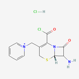 7(R)-amino-3-(1-pyridiniomethyl)-3-cephem-4-carboxylic acid chloride monohydrochloride - 96752-43-1