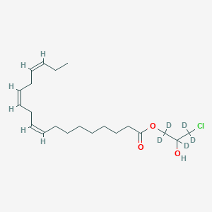 rac 1-Linolenoyl-3-chloropropanediol-d5 - 