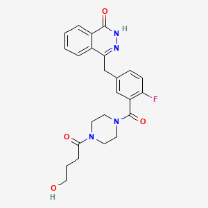 4-(4-Fluoro-3-(4-(4-hydroxybutanoyl)piperazine-1-carbonyl)benzyl)phthalazin-1(2H)-one - 