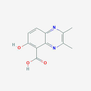 6-Hydroxy-2,3-dimethylquinoxaline-5-carboxylic acid - 